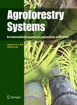 Imagem da capa do Periódico Agroforestry Systems
