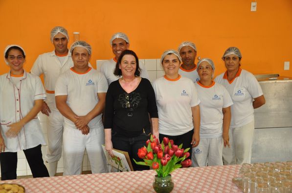 aposentadoria rita equipe refeitorio