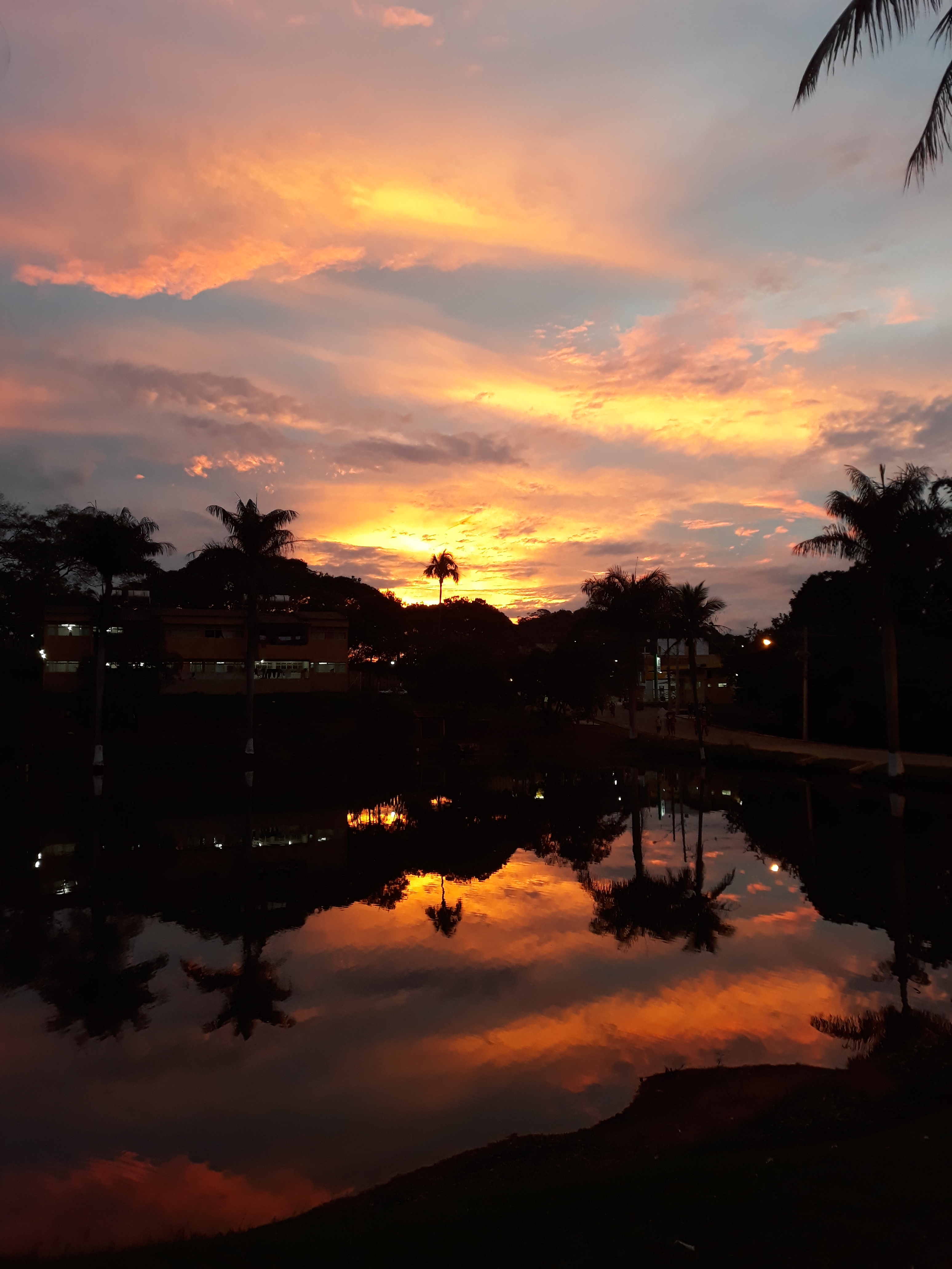 E quando chega o pôr do sol paramos para agradecer por mais um dia de vida