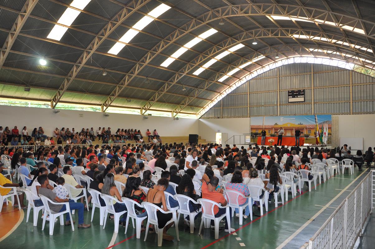 Recepção dos alunos calouros dos Cursos Técnicos Integrados ao Ensino Médio