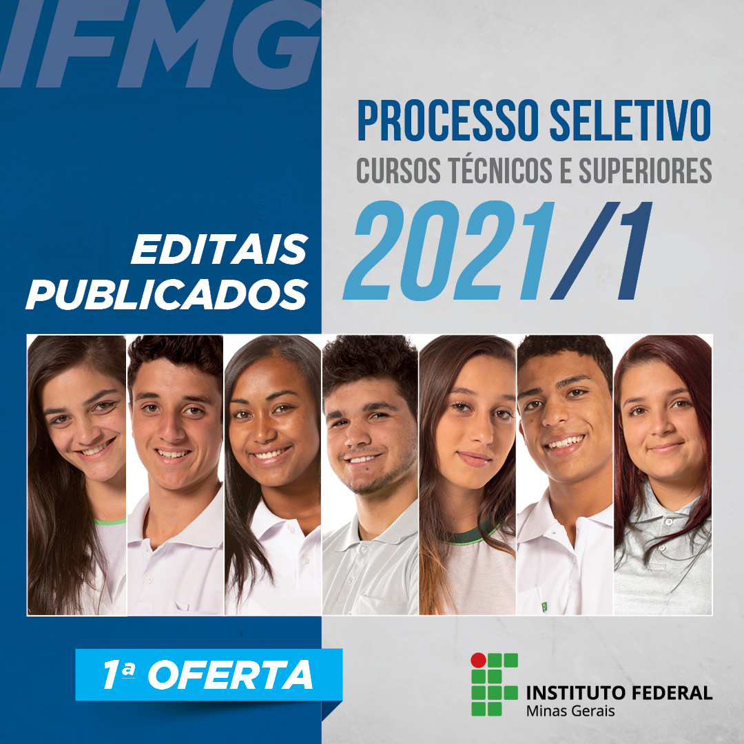IFMG publica editais do Processo Seletivo 2021