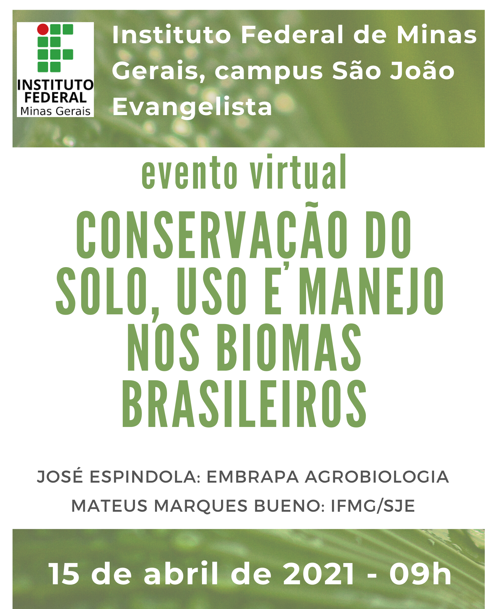 Cartaz Conservação do Solo