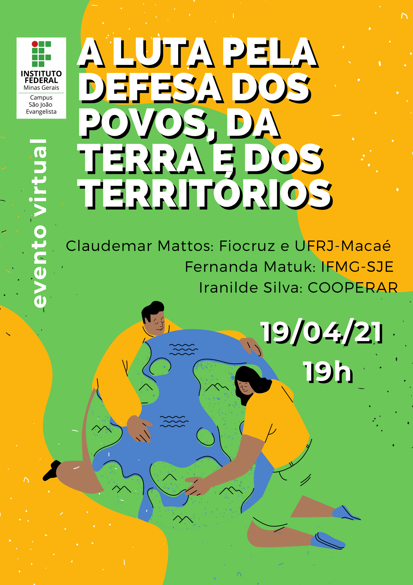 cartaz - a luta pela defesa dos povos terra territórios